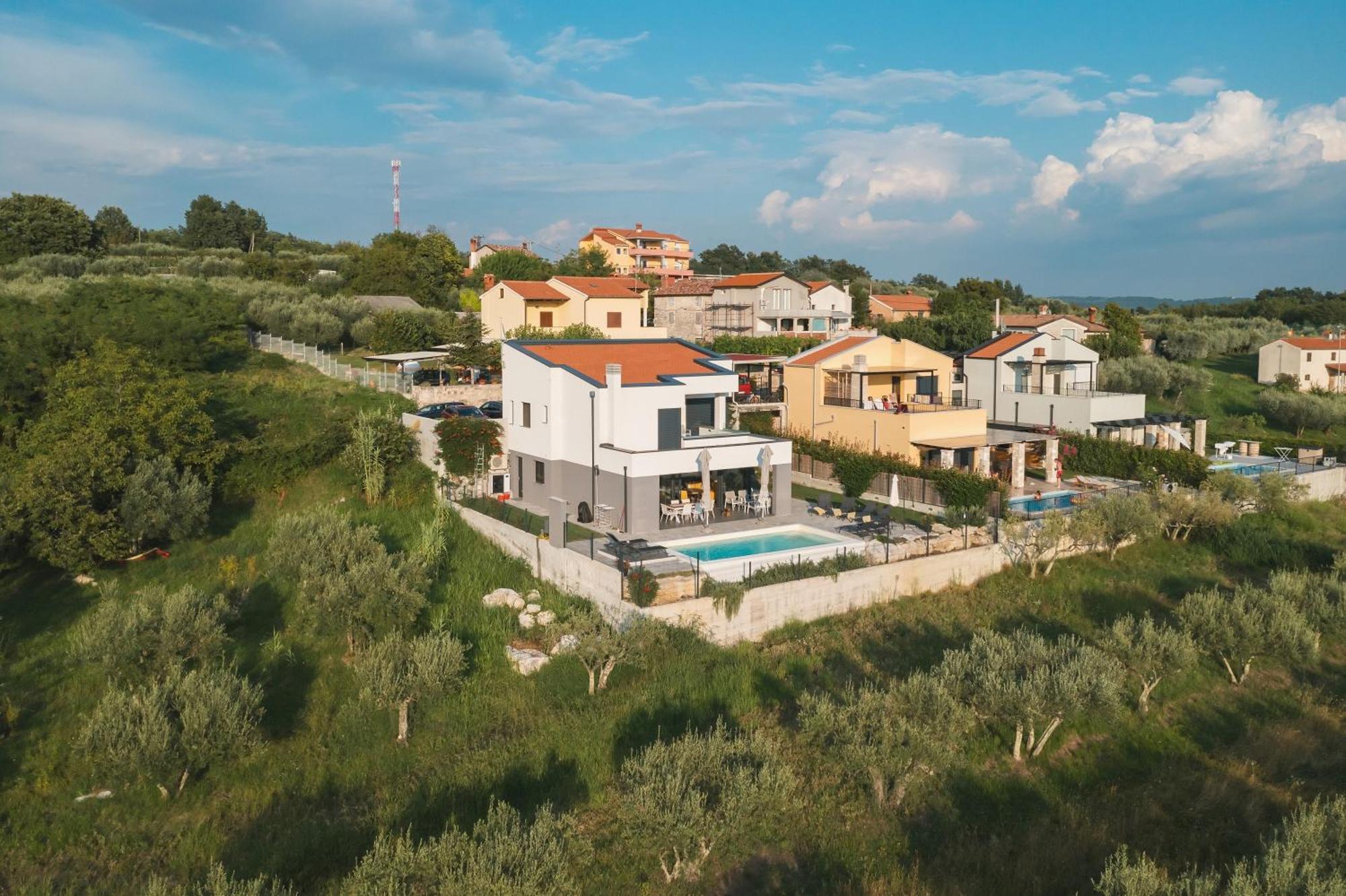 Villa Boiky - Private Pool And Amazing Sea View, Istria Materada Exteriör bild