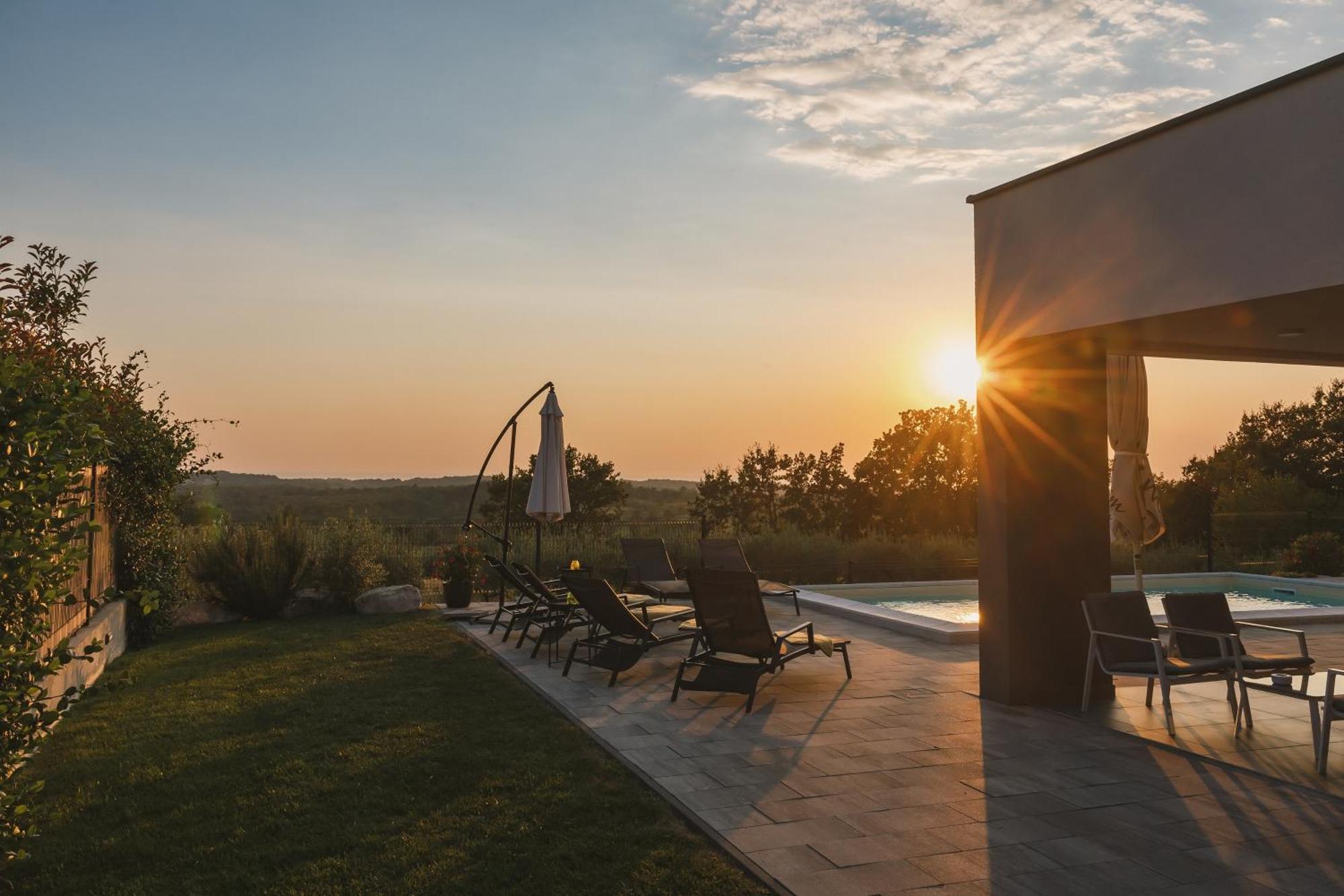 Villa Boiky - Private Pool And Amazing Sea View, Istria Materada Exteriör bild