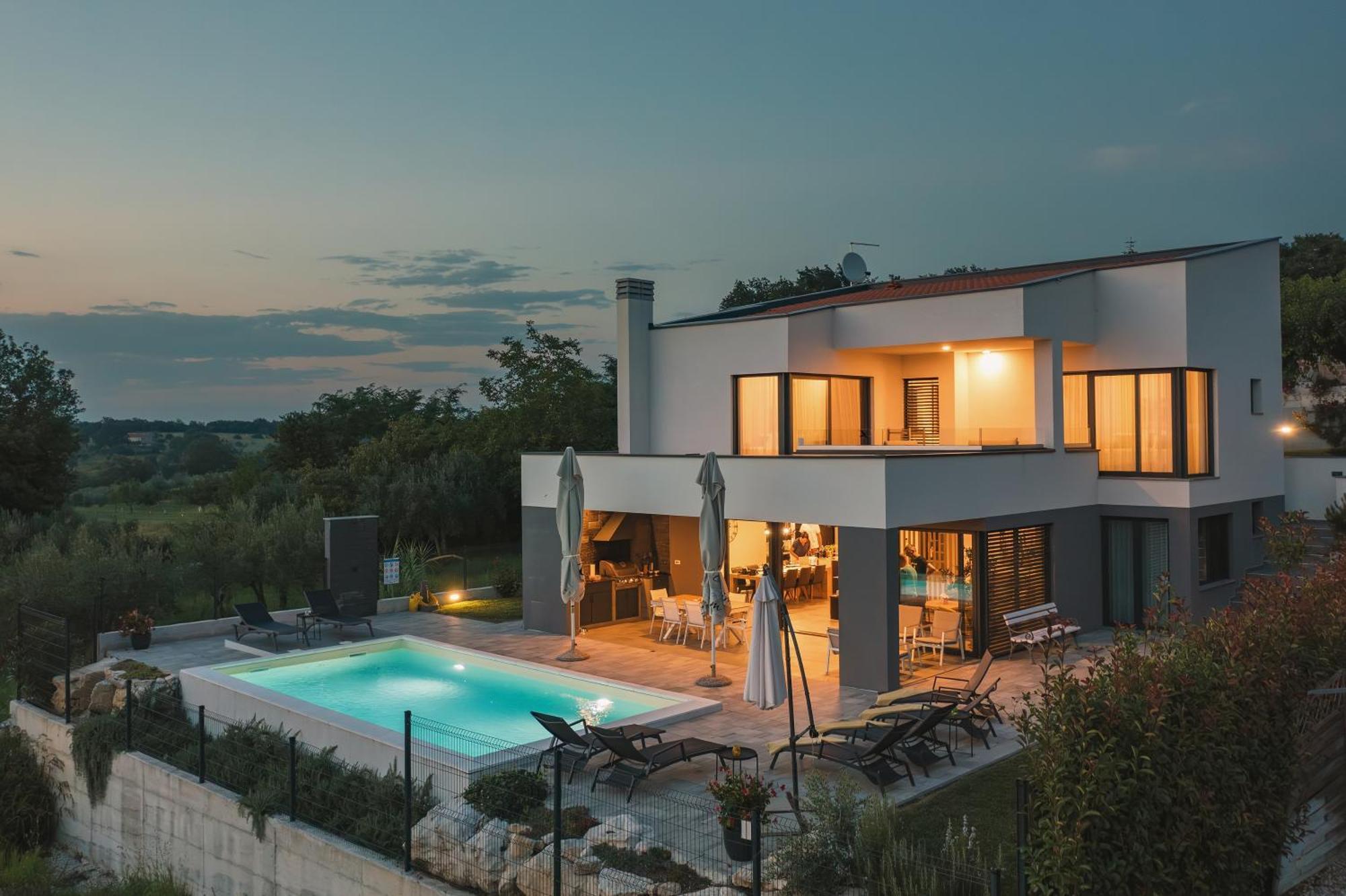 Villa Boiky - Private Pool And Amazing Sea View, Istria Materada Exteriör bild