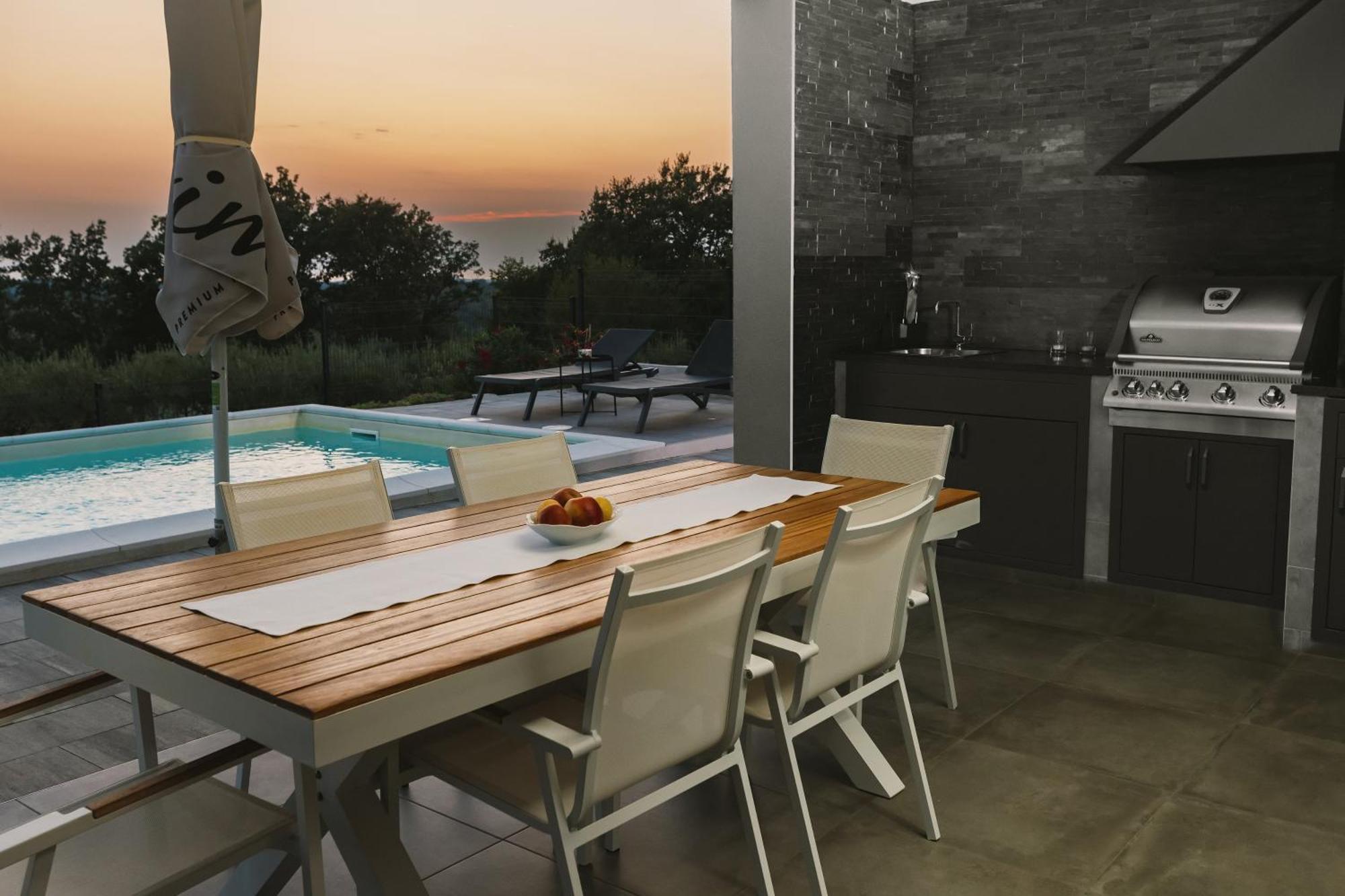 Villa Boiky - Private Pool And Amazing Sea View, Istria Materada Exteriör bild