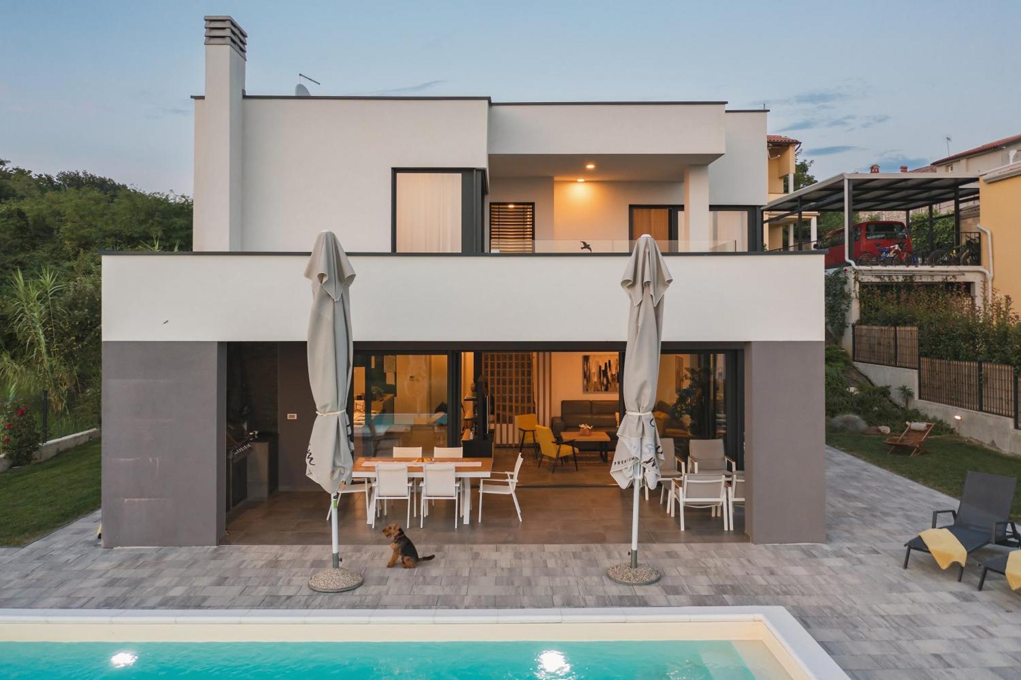 Villa Boiky - Private Pool And Amazing Sea View, Istria Materada Exteriör bild