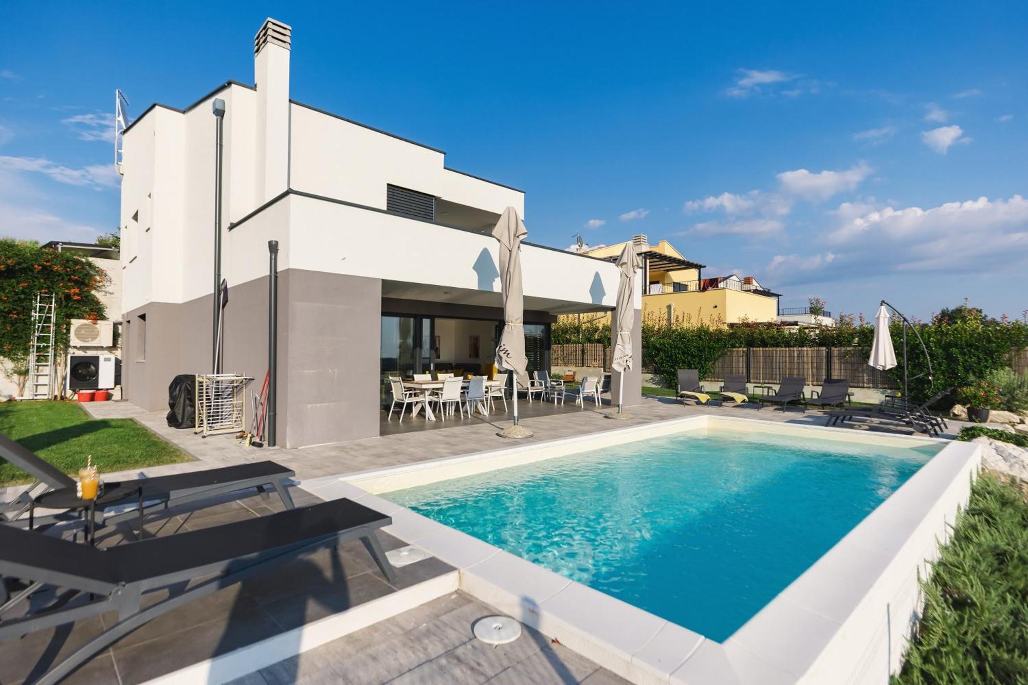 Villa Boiky - Private Pool And Amazing Sea View, Istria Materada Exteriör bild