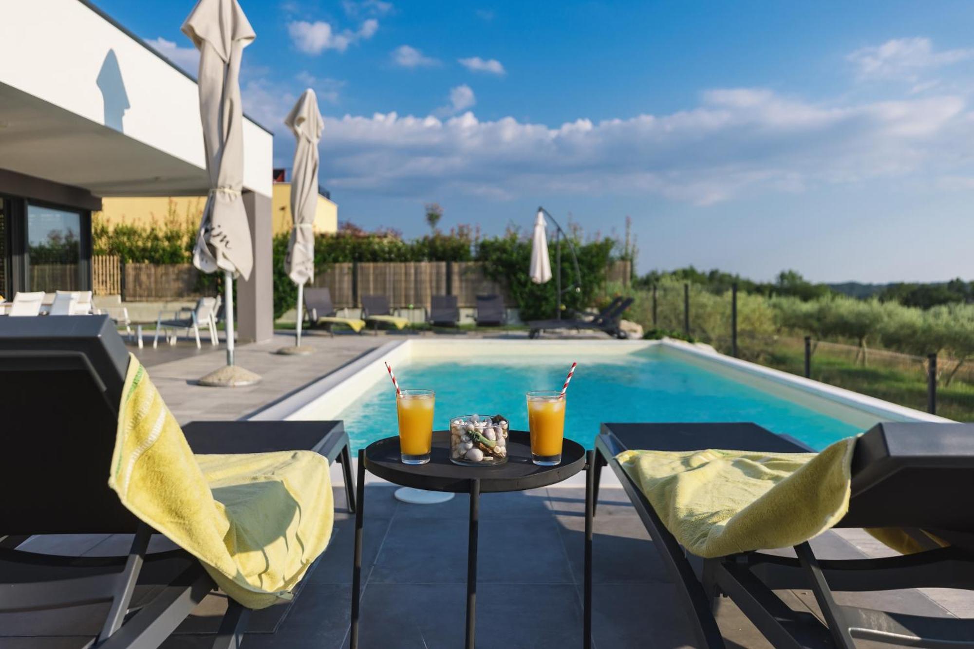 Villa Boiky - Private Pool And Amazing Sea View, Istria Materada Exteriör bild