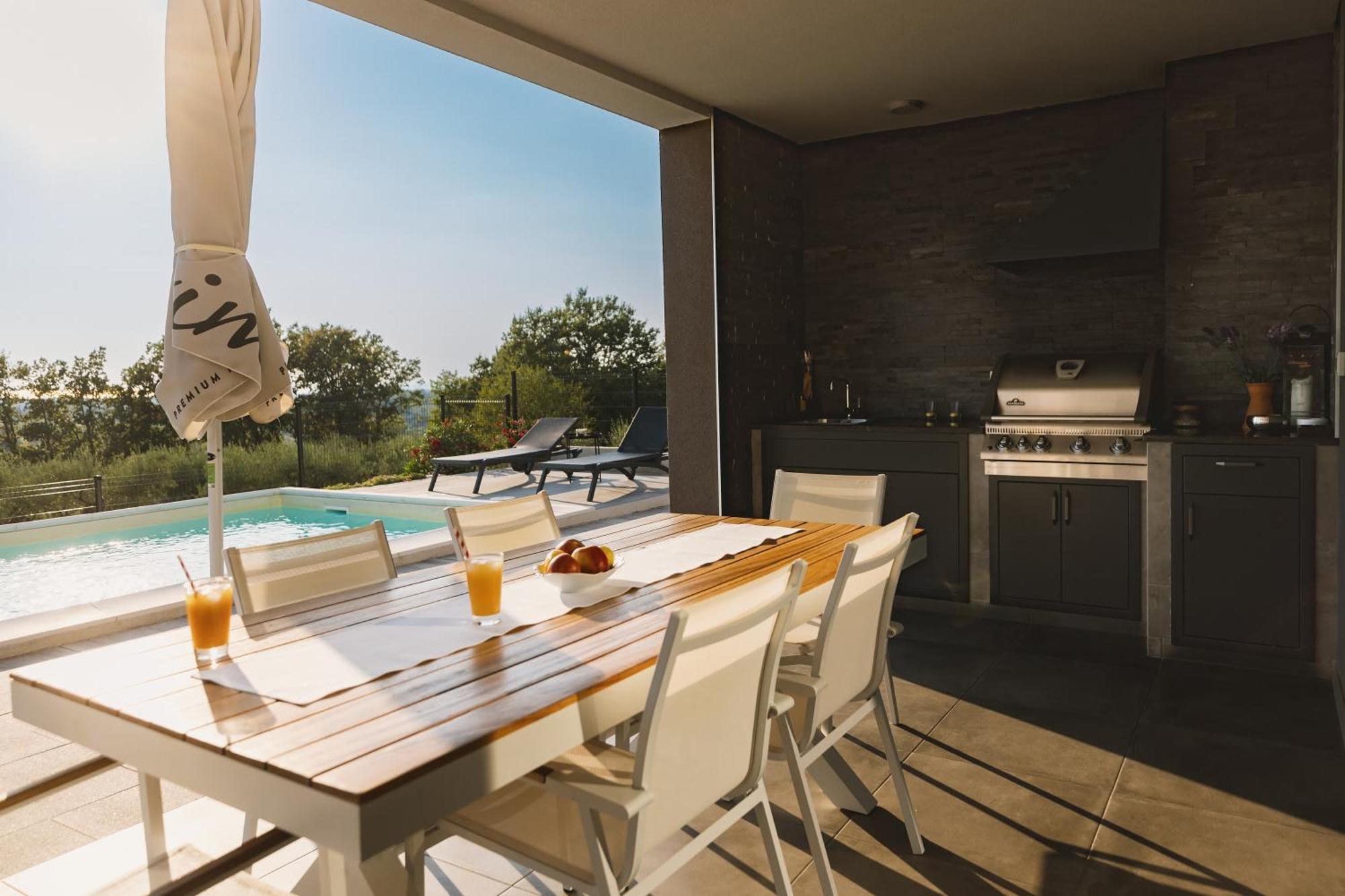 Villa Boiky - Private Pool And Amazing Sea View, Istria Materada Exteriör bild